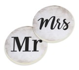 Mr. and Mrs., Car Coasters/ Set of 2