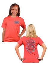 She is Clothed In Strength and Dignity Shirt, Coral,  Medium