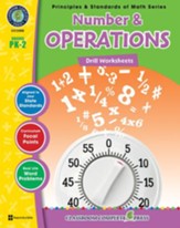 Number & Operations - Drill Sheets  Gr. PK-2 - PDF Download [Download]