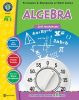 Algebra - Drill Sheets Gr. PK-2 -  PDF Download [Download]