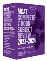 MCAT Complete 7-Book Subject Review  2023-2024: Books + Online + 3 Practice Tests