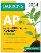 AP Environmental Science Premium,  2024: 5 Practice Tests + Comprehensive Review + Online Practice