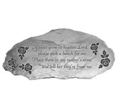 If Roses Grow In Heaven, Lord, Garden Plaque