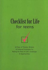 Checklist For Life for Teens