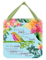 Make a Joyful Noise to the Lord Hanging Plaque