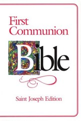 St. Joseph  First Communion Bible Flexible Cover (girl)