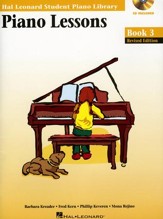 Piano Lessons-Book 3 (Book/Enhanced  CD Pack)