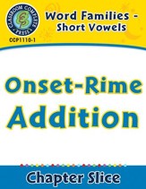 Word Families - Short Vowels: Onset-Rime Addition - PDF Download [Download]