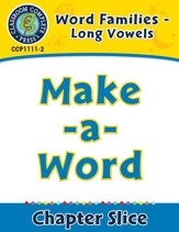 Word Families - Long Vowels: Make-a-Word - PDF Download [Download]