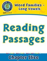 Word Families - Long Vowels: Reading Passages - PDF Download [Download]