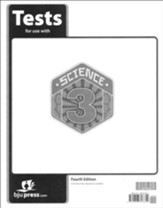 BJU Press Science Grade 3 Tests, Fourth Edition