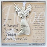 Sympathy, Always An Angel Ornament