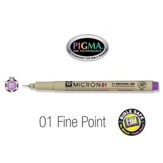 PIGMA Micron 01, Fine Bible Note Pen/Underliner, Violet