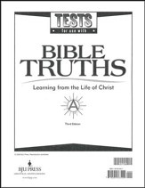 BJU Press Bible Truths Level A (Grade 7), Testpack 3rd Edition
