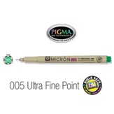 PIGMA Micron 005, Ultra Fine Bible Note Pen/Underliner, Green