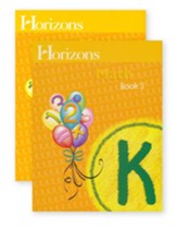 Horizons Math Kindergarten Student Books 1 & 2