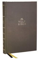 KJV Center Column Reference Bible with Apocrypha--hardcover