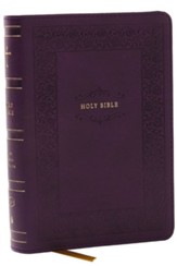 KJV Compact Reference Bible, Comfort  Print--soft leather-look, purple
