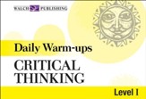 Digital Download Daily Warm-Ups:  Critical Thinking Level I - PDF Download [Download]