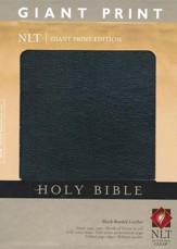 NLT Holy Bible, Giant Print Black Bonded Leather