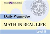 Digital Download Daily Warm-Ups:  Math in Real-Life Level II - PDF Download [Download]