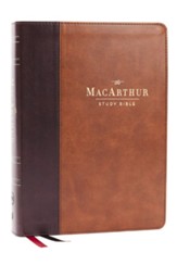 LSB MacArthur Study Bible 2nd  Edition, Comfort Print--soft leather-look, brown