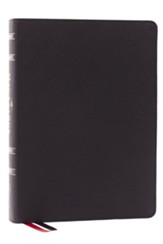 LSB MacArthur Study Bible 2nd  Edition, Comfort Print--genuine leather, black