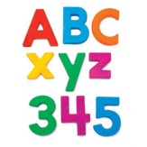 Multicolored AlphaMagnets & MathMagnets Super Set