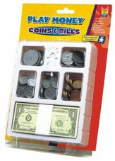 Play Money - Coins & Bills Tray