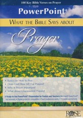 What the Bible Says About Prayer - PowerPoint CD-ROM