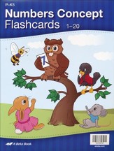 Abeka Number Concept Flashcards (set of 20)