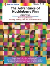 Adventures of Huckleberry Finn, Novel Units Teacher's Gd., Gr 9-12