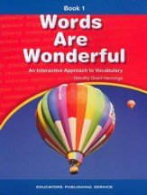 Words Are Wonderful, Book 1  (Homeschool Edition)