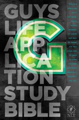NLT Guys Life Application Study Bible, Hardcover