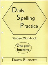 Daily Spelling Practice One-year Intensive Student Workbook