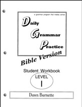 Daily Grammar Practice Bible Version Level 1 Student Workbook