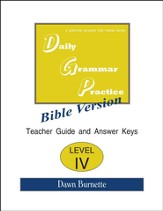 Daily Grammar Practice Bible Version Level 4 Teacher Guide