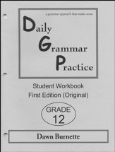 Daily Grammar Practice Grade 12 Student Workbook (1st  Edition)