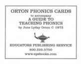 Orton Phonics Cards (Homeschool Edition)