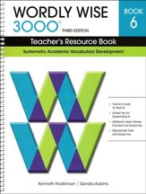 Wordly Wise 3000 Teacher's Resource Bk 6, 3rd Edition  - Slightly Imperfect (Homeschool Edition)