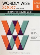 Wordly Wise 3000 Teacher's Resource  Book 10,  3rd Edition  (Homeschool Edition)
