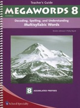 Megawords 8 Teacher's Guide, 2nd Edition (Homeschool  Edition)