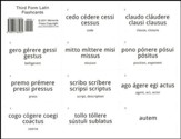 Third Form Latin, Flashcards