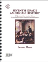 7th Grade American History Lesson  Plans