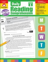 Daily Reading Comprehension, Grade 6 (2018 Revision)