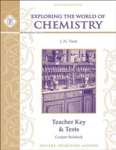 Exploring the World of Chemistry  Teacher Key & Tests, Second Edition