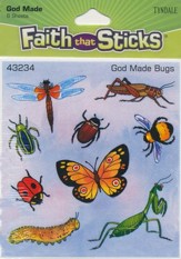 Stickers: God Made Bugs