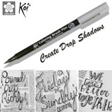 Koi Coloring Brush Pen, Light Cool Gray