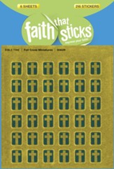 Stickers: Foil Cross Miniatures