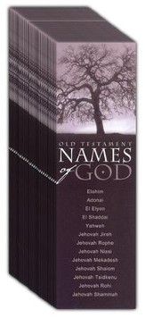 Old Testament Names of God, Bookmarks, 25